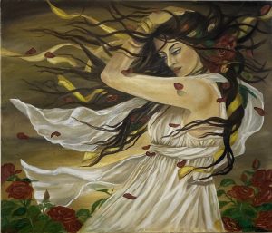 angel of love  – oil paints 60×80