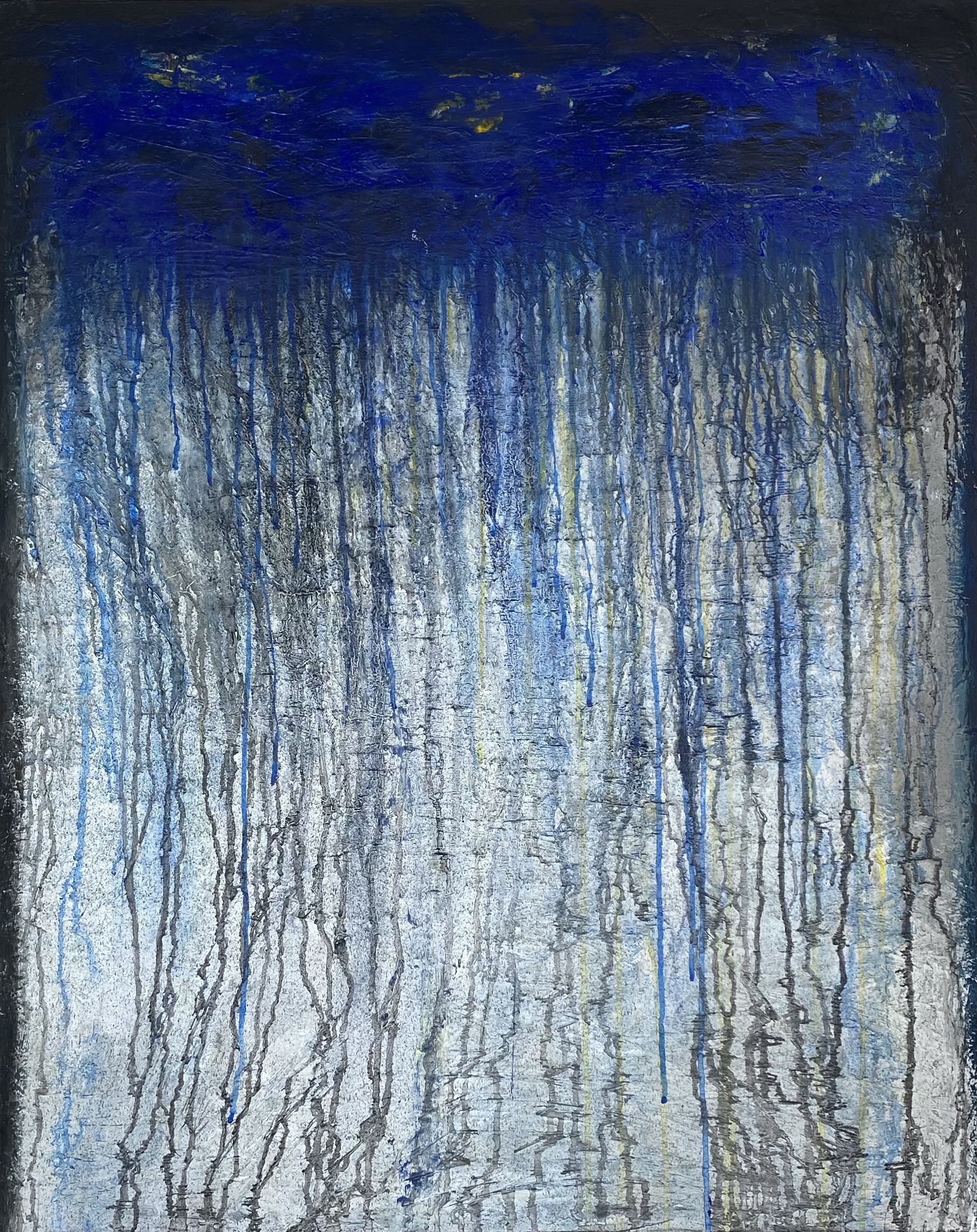 You are currently viewing The blue rain – acrylic paint 80×100