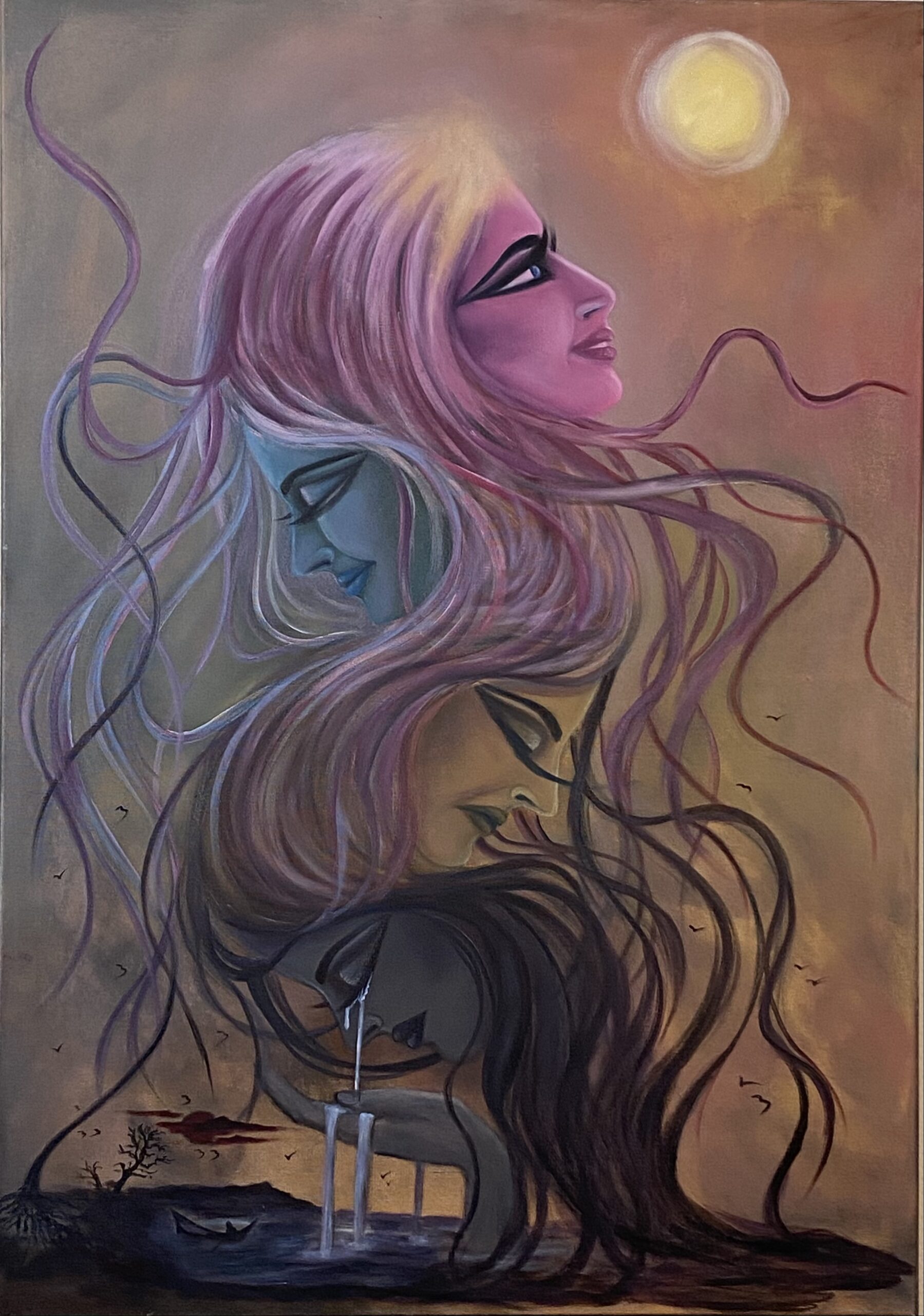 You are currently viewing the emotions – oil paint 70×100