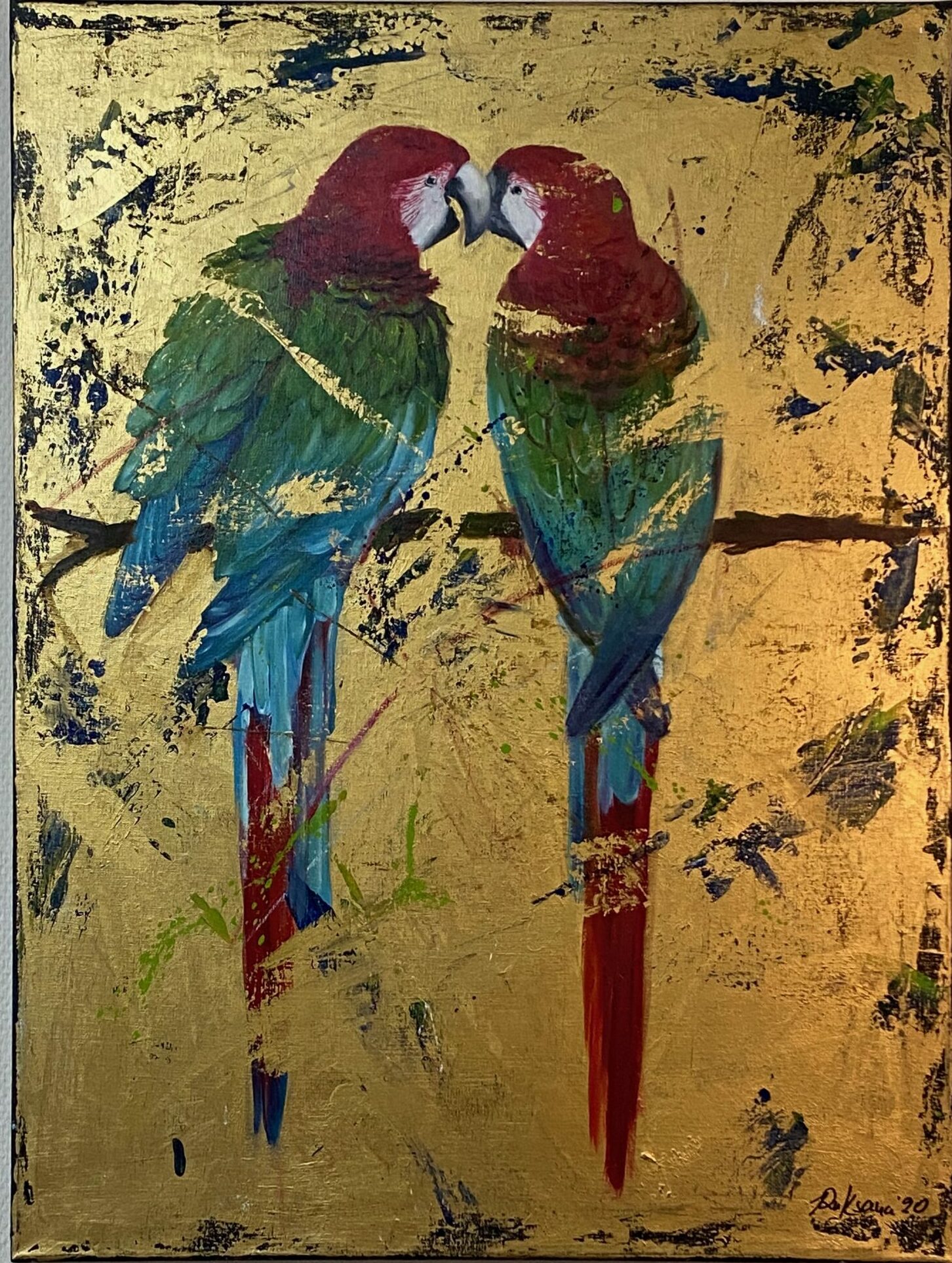 You are currently viewing The parrot – oil paint 70×100