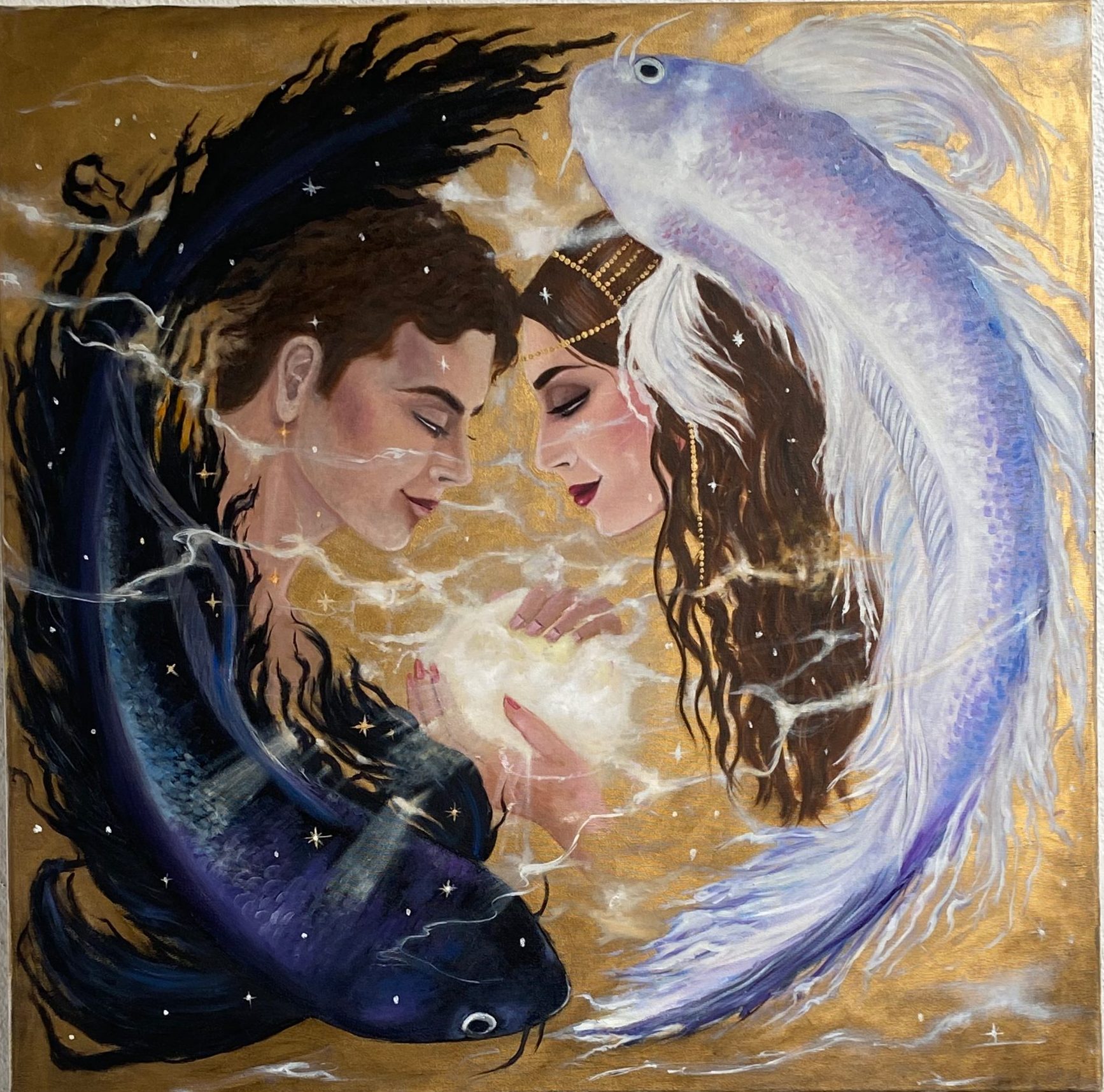 You are currently viewing The twin flame – oil paint 80×80